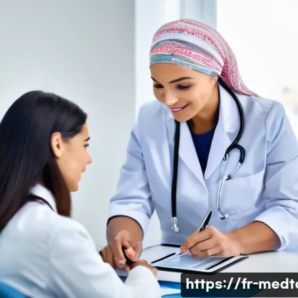 의료관광코디네이터 커리어패스 - **Prompt 1: Empathetic Medical Tourism Coordinator Assisting a Patient**
    "A professional, empath...